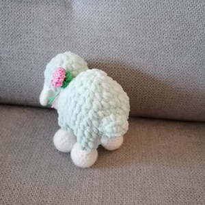 Bárány almazöld - játék & sport - plüssállat & játékfigura - plüss bárány - Meska.hu