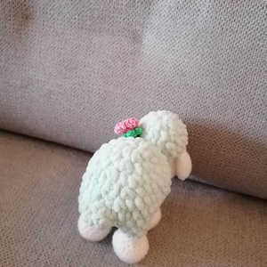 Bárány almazöld - játék & sport - plüssállat & játékfigura - plüss bárány - Meska.hu