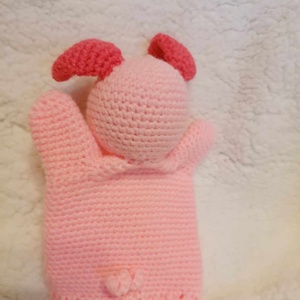 Malac báb - játék & sport - bábok - kesztyűbáb - Meska.hu