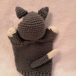 Cica báb - játék & sport - bábok - kesztyűbáb - Meska.hu