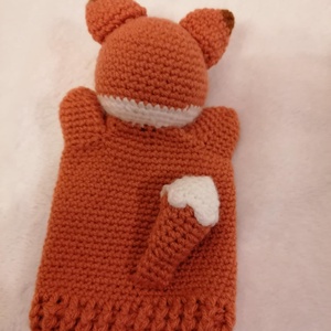 Róka báb - játék & sport - bábok - kesztyűbáb - Meska.hu