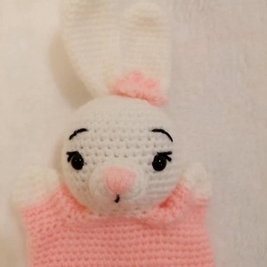 Nyuszi báb - játék & sport - bábok - kesztyűbáb - Meska.hu
