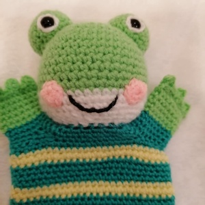 Béka báb - játék & sport - bábok - kesztyűbáb - Meska.hu