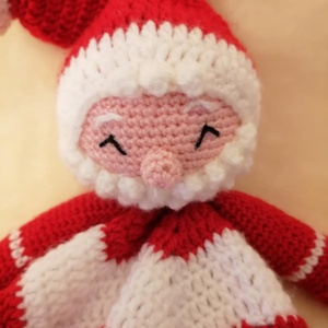 Mikulás szundikendő és báb - játék & sport - 3 éves kor alattiaknak - alvóka & rongyi - Meska.hu