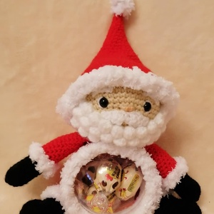 Mikulás tele pocakkal - Meska.hu