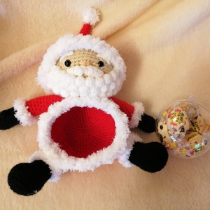 Mikulás tele pocakkal - játék & sport - plüssállat & játékfigura - ember - Meska.hu