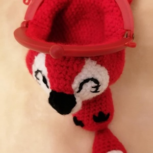 Piros róka pénztárca - játék & sport - plüssállat & játékfigura - róka - Meska.hu