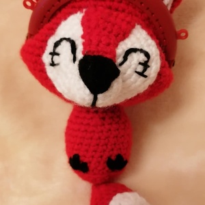 Piros róka pénztárca - Meska.hu