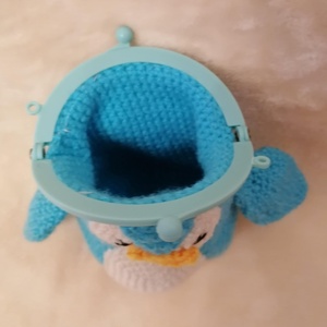 Pingvin pénztárca - játék & sport - plüssállat & játékfigura - más figura - Meska.hu