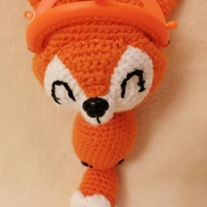 Narancs róka pénztárca - játék & sport - plüssállat & játékfigura - róka - Meska.hu