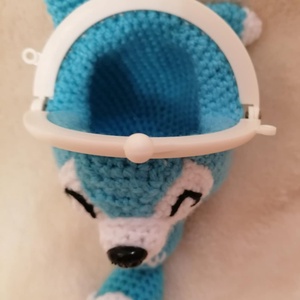 Kékróka pénztárca - játék & sport - plüssállat & játékfigura - róka - Meska.hu