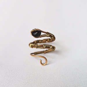 Kígyó gyűrű  - ékszer - gyűrű - figurális gyűrű - Meska.hu