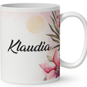 Kérd a neveddel - Pink Mikulás mókus mintás bögre - otthon & életmód - konyhafelszerelés, tálalás - tálalás - bögre & csésze - Meska.hu