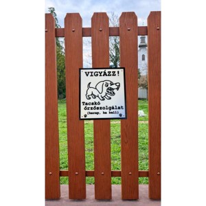 Kutyatábla Vérmes Tacskóval, Otthon & Életmód, Ház & Kert, Kutyatábla, , MESKA