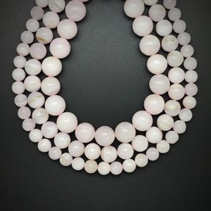 Manganokalcit golyó 12mm ékszerkészítő alapanyag (füzér), Kellékek & szerszámok, Ásvány alapanyag, Ásványfüzér, , MESKA