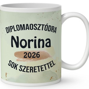 Névvel kérhető Panda - 2026 évi Ballagásra mintás bögre - otthon & életmód - konyhafelszerelés, tálalás - tálalás - bögre & csésze - Meska.hu