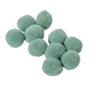 2 cm-es kashmir golyó 10 db-os kiszerelés - világos zöld, Kellékek & szerszámok, Dekorációs kellékek, Egyéb kellékek, , MESKA