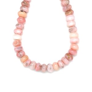 Opál pink lencse 10x6mm, Kellékek & szerszámok, Ásvány alapanyag, Ásványfüzér, , MESKA