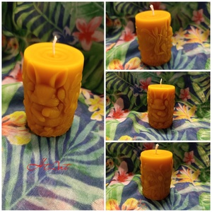 Tömör gyertya nyuszis , Kellékek & szerszámok, Dekorációs kellékek, Dekorációs gyertya, Gyertya-, mécseskészítés, MESKA