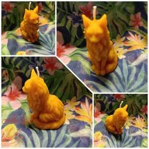 Main coon cica gyertya , Kellékek & szerszámok, Dekorációs kellékek, Dekorációs gyertya, Gyertya-, mécseskészítés, MESKA