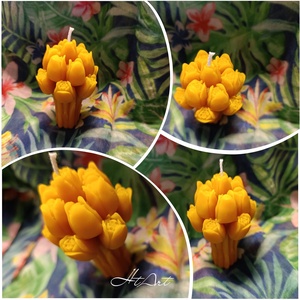 Tulipán csokor gyertya  - Meska.hu