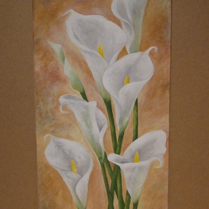 Fehér Kála , Festmény - Meska.hu