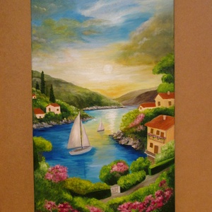 Vihar előtt , Olajfestmény, Művészet, Festmény, Olajfestmény, Festészet, MESKA