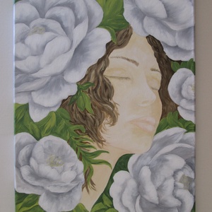 Virágos álom , Festmény - Meska.hu