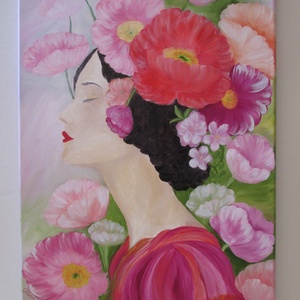 Színekről álmodom , Olajfestmény - Meska.hu