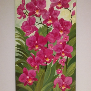 Orchideák , Festmény - Meska.hu