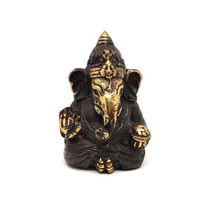 Réz figura Ganesha óarany 8x5,5cm, Otthon & Életmód, Dekoráció, Spiritualitás, , MESKA