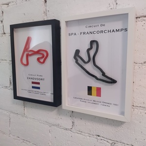 3D pálya kép F1 design - Fehér háttérrel - otthon & életmód - dekoráció - kép & falikép - 3d képek - Meska.hu