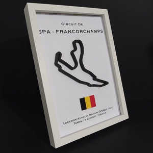 3D pálya kép F1 design - Fehér háttérrel - otthon & életmód - dekoráció - kép & falikép - 3d képek - Meska.hu