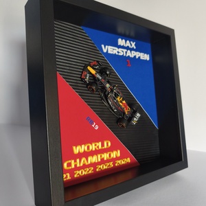 Max Verstappen - képkeret dioráma, Forma 1 rajongóknak - otthon & életmód - dekoráció - kép & falikép - képkeret - Meska.hu