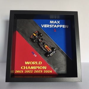 Max Verstappen - képkeret dioráma, Forma 1 rajongóknak - Meska.hu