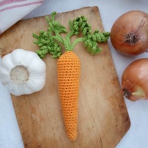 Horgolt sárgarépa  - Meska.hu