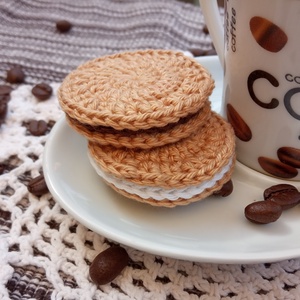 Horgolt fahéjas keksz  - játék & sport - szerepjáték - Meska.hu