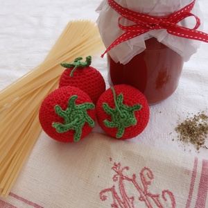 Horgolt paradicsom  - játék & sport - szerepjáték - Meska.hu