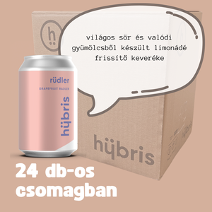 Alkoholos limonádé valódi gyümölcsből, 24 db grapefruit sör a hübristől - Meska.hu