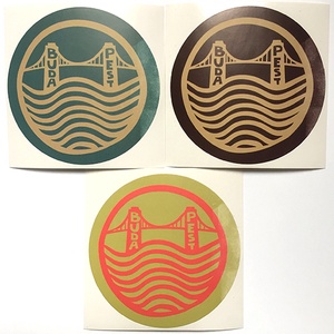BUDAPEST LÁNCHíD matrica csomag 3 db-os, Otthon & Életmód, Papír, írószer, Matrica, matrica csomag, Fotó, grafika, rajz, illusztráció, MESKA