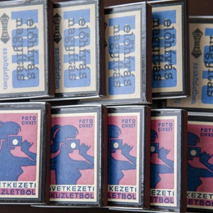 Budapest retro gyufa hűtőmágnes - otthon & életmód - konyhafelszerelés, tálalás - konyhai dekoráció - hűtőmágnes - Meska.hu