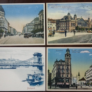 Budapest Századforduló 1 képeslap kollekció, Otthon & Életmód, Papír, írószer, Ajándékozás kellékei, Képeslap, üdvözlőlap, Fotó, grafika, rajz, illusztráció, MESKA