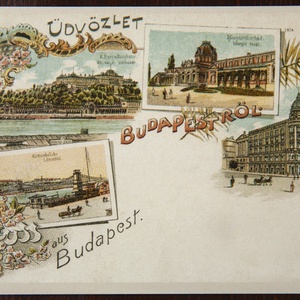 Budapest Antik képeslap kollekció - otthon & életmód - papír, írószer - ajándékozás kellékei - képeslap, üdvözlőlap - Meska.hu