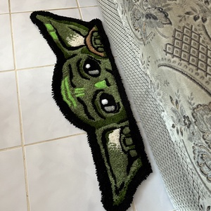 Baby Yoda tufting szőnyeg - otthon & életmód - lakástextil - szőnyeg - más típusú szőnyeg - Meska.hu