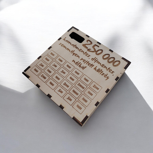 Fa pénzgyüjtő doboz - Meska.hu