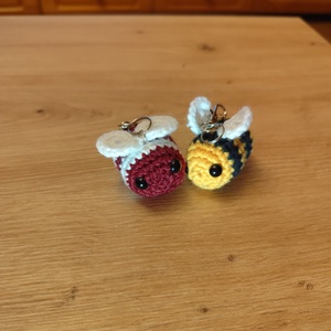 Méhecske Kulcstartó - táska & tok - kulcstartó & táskadísz - kulcstartó - Meska.hu