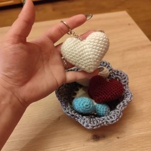 Szív kulcstartó  - táska & tok - kulcstartó & táskadísz - kulcstartó - Meska.hu