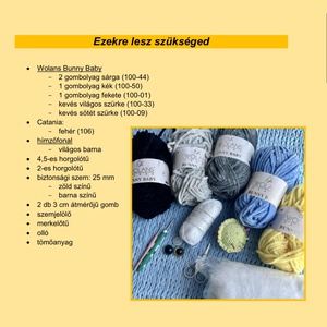 PDF Bob horgolás minta  - diy (csináld magad) - szabásminta, útmutató - horgolási minta - Meska.hu