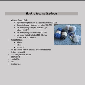 PDF Szundi-cica horgolás minta  - diy (csináld magad) - szabásminta, útmutató - horgolási minta - Meska.hu