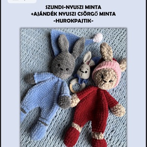 PDF Szundi-Nyuszi és csörgő horgolás minta , DIY (Csináld magad), Szabásminta, útmutató, Horgolási minta, Horgolás, MESKA